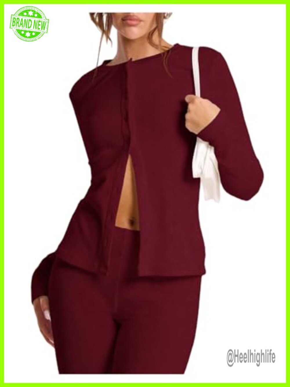 Lightweight Button Up Rib Knit Long Sleeve Cardigan Sweater